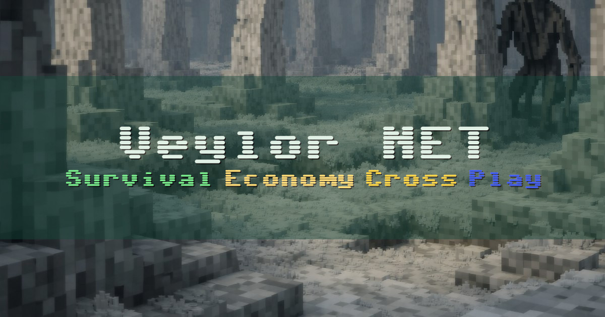 Banner for Veylor.NET Survival mit Economy und Cross Play (veylor.net)