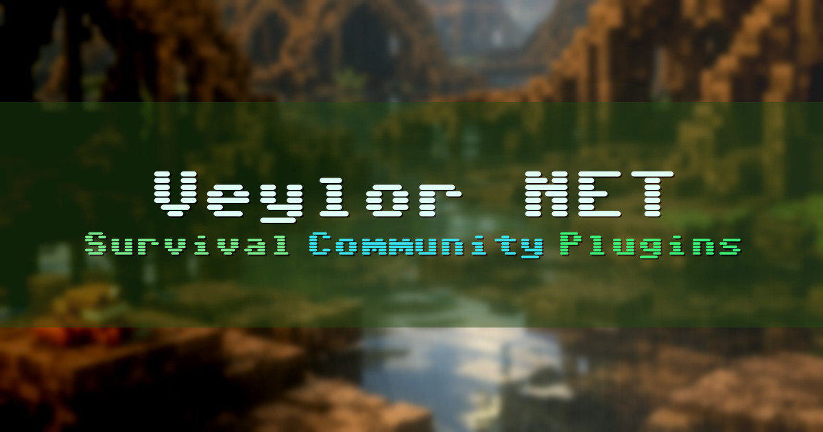 Banner for Veylor.NET Survival Server mit Community und Plugins