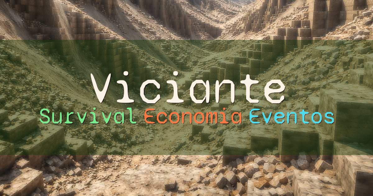 Banner for Viciante Survival com Economia e Eventos Automáticos (ms.viciante.com.br)