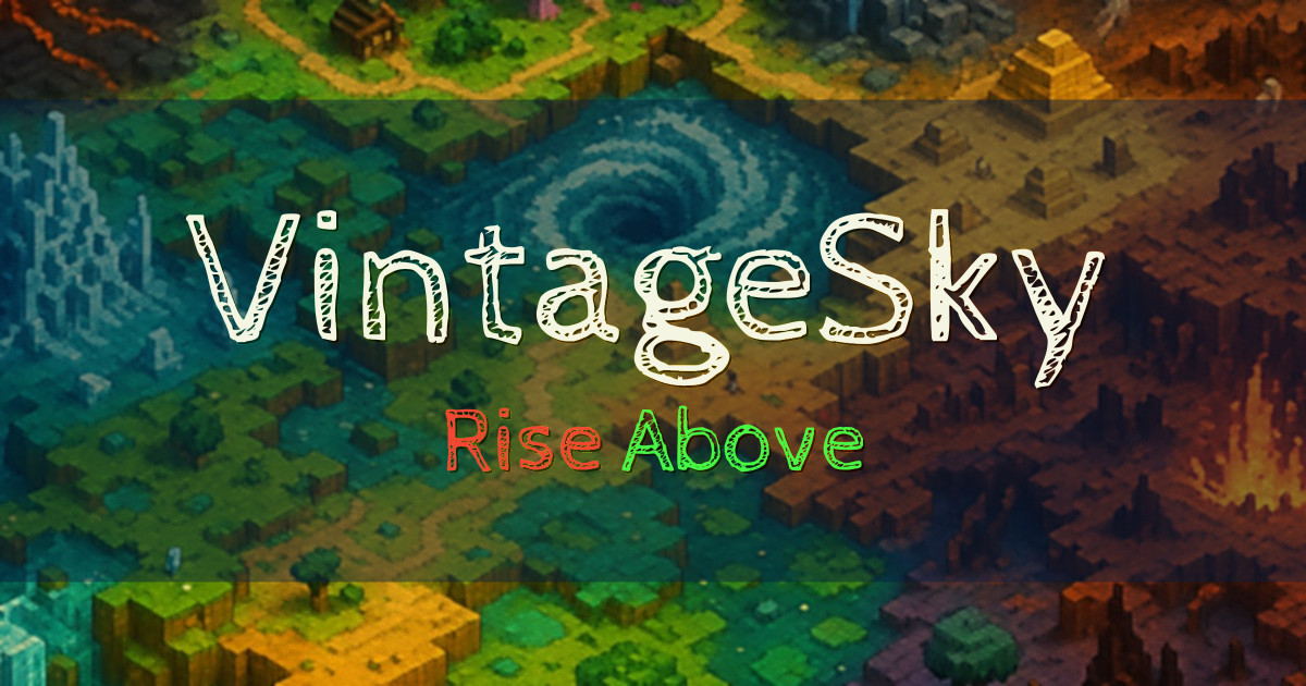 VintageSky Skyblock Minecraft server