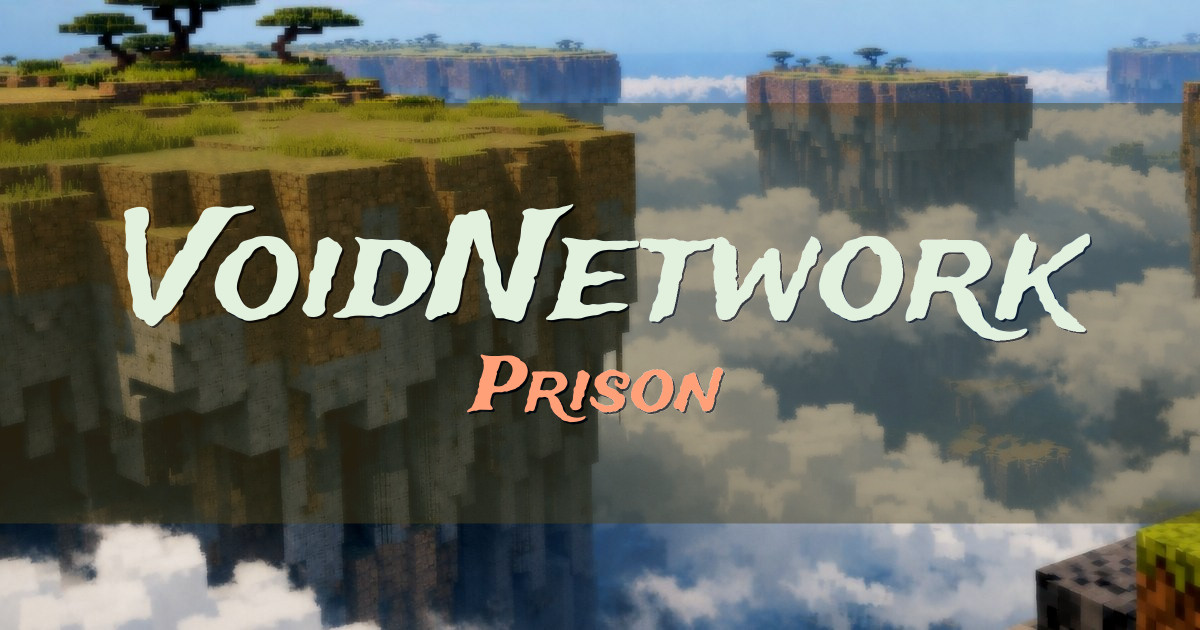 VoidNetwork Prison Minecraft server