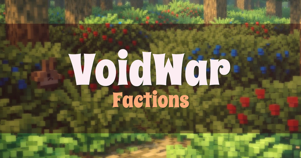VoidWar Factions Minecraft server