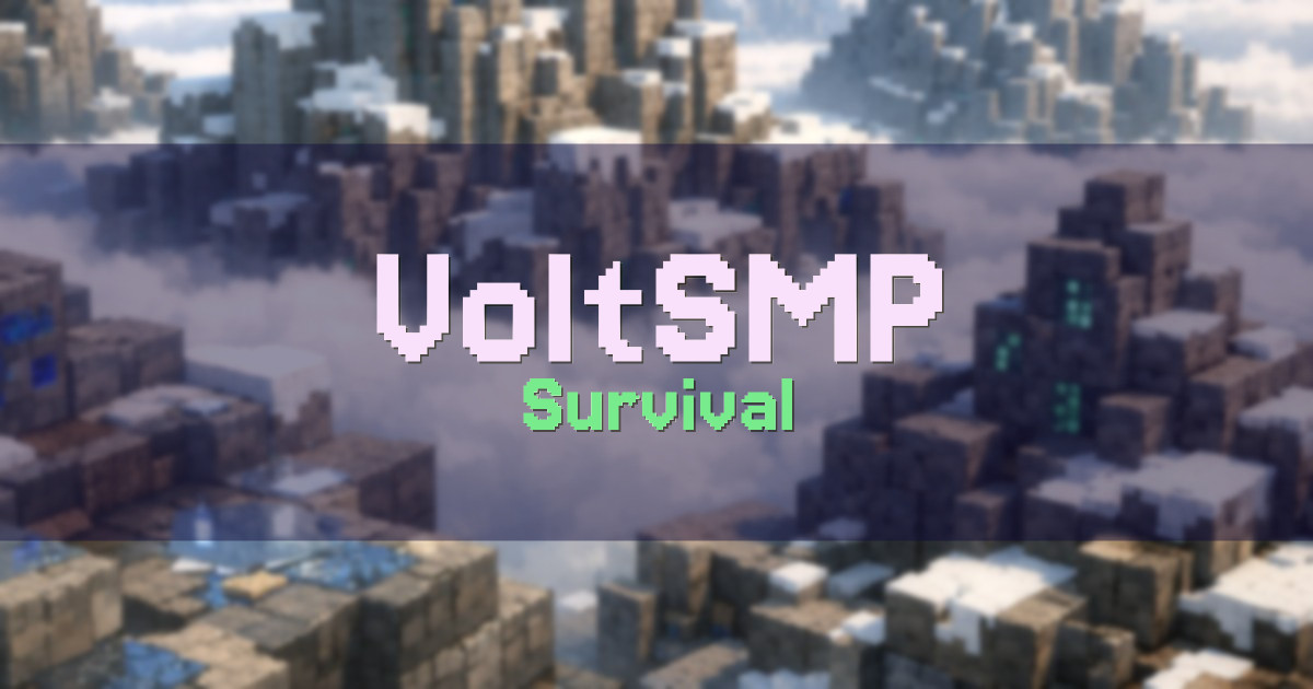 VoltSMP Survival Minecraft server