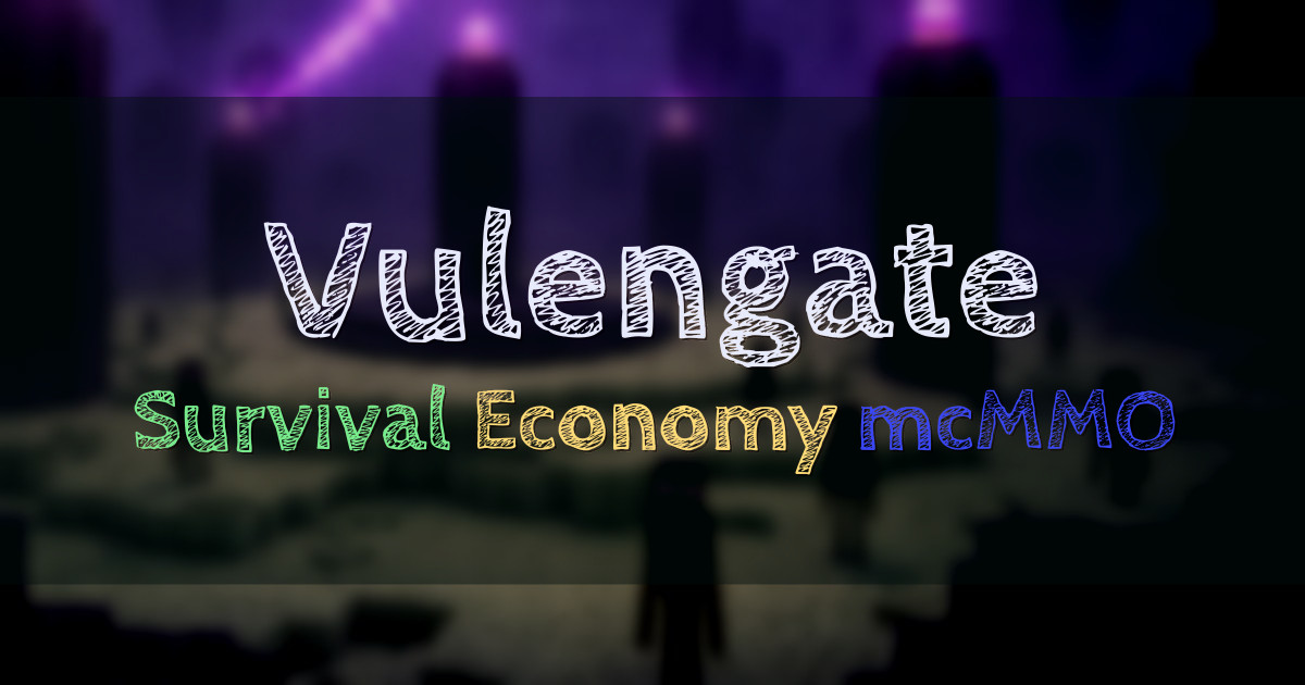 Banner for Vulengate Community Survival Economy and mcMMO (ms.vulengate.com)