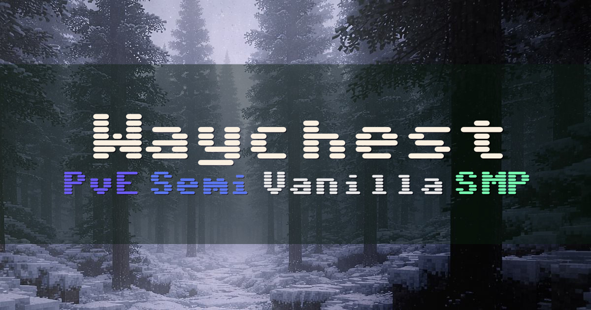 Banner for Waychest Journey Based Semi Vanilla PvE SMP (waychest.com)