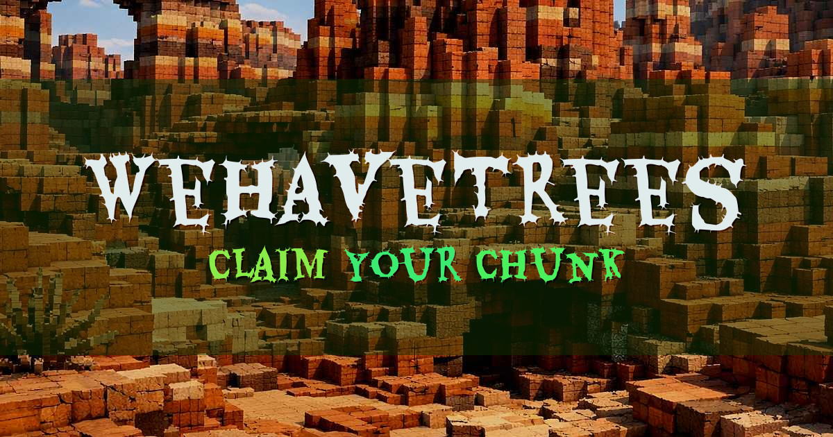WeHaveTrees Survival Minecraft server