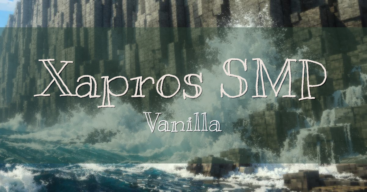 Xapros SMP Vanilla Minecraft server