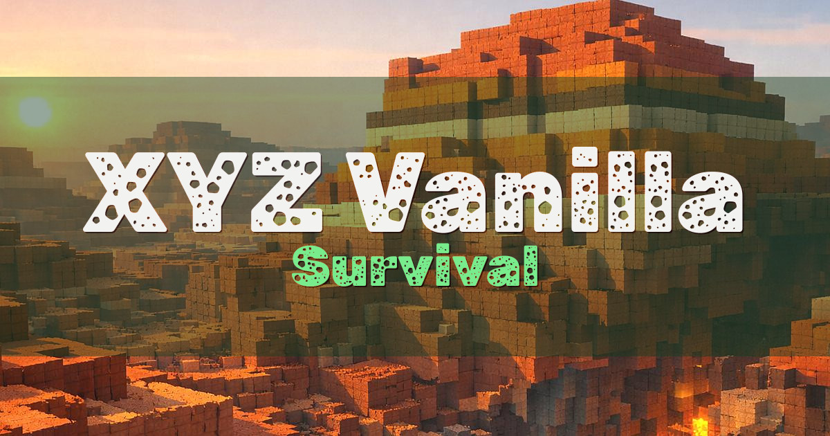 Banner for XYZ Vanilla Survival