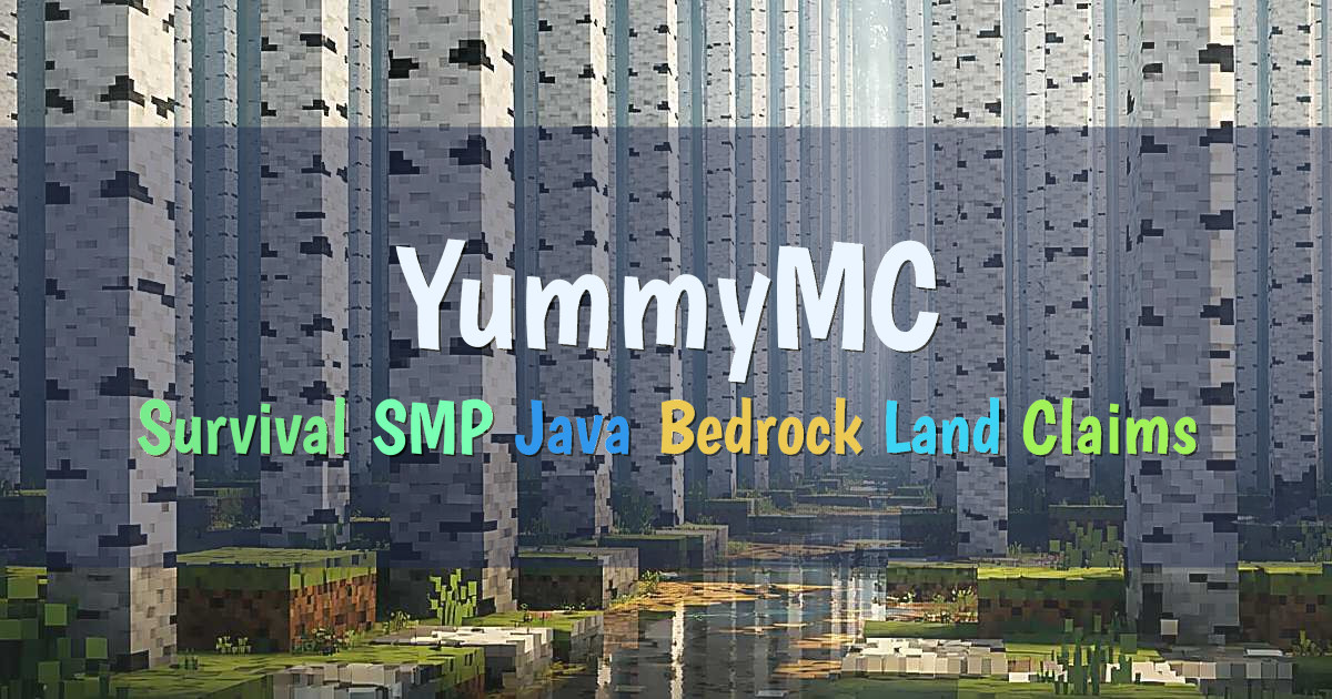 Banner for YummyMC Food Themed Survival SMP (org.yummymc.net)