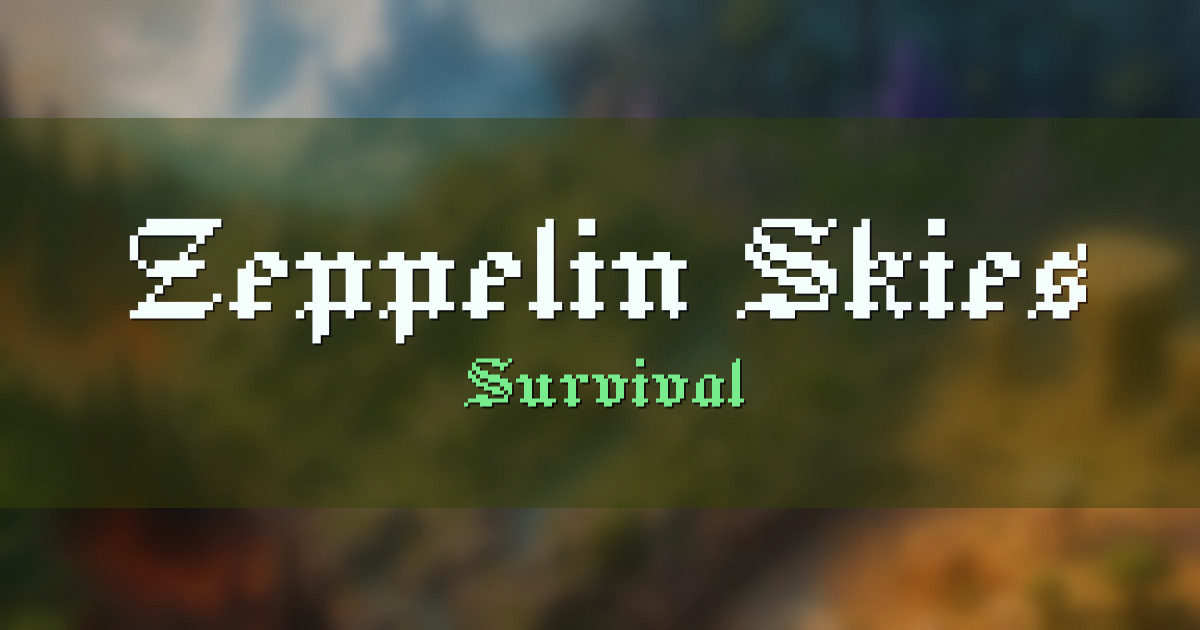 Zeppelin Skies Survival Minecraft server