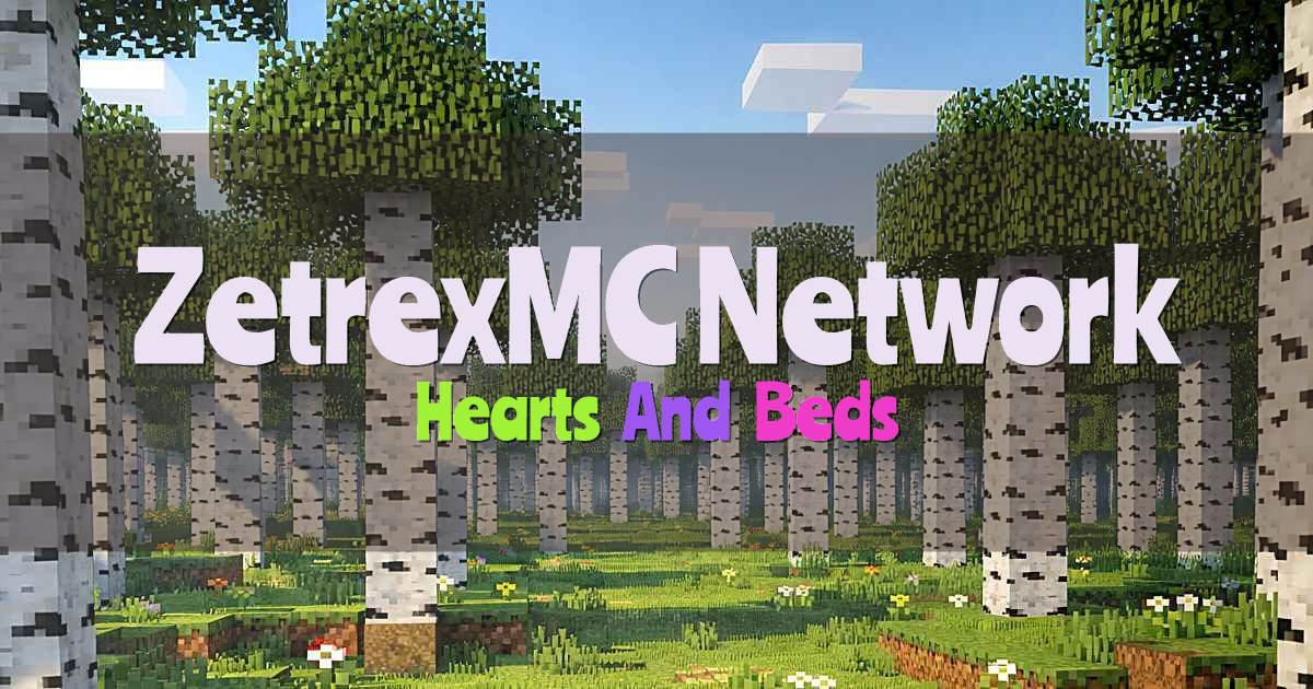 ZetrexMC Network Crossplay Minecraft server