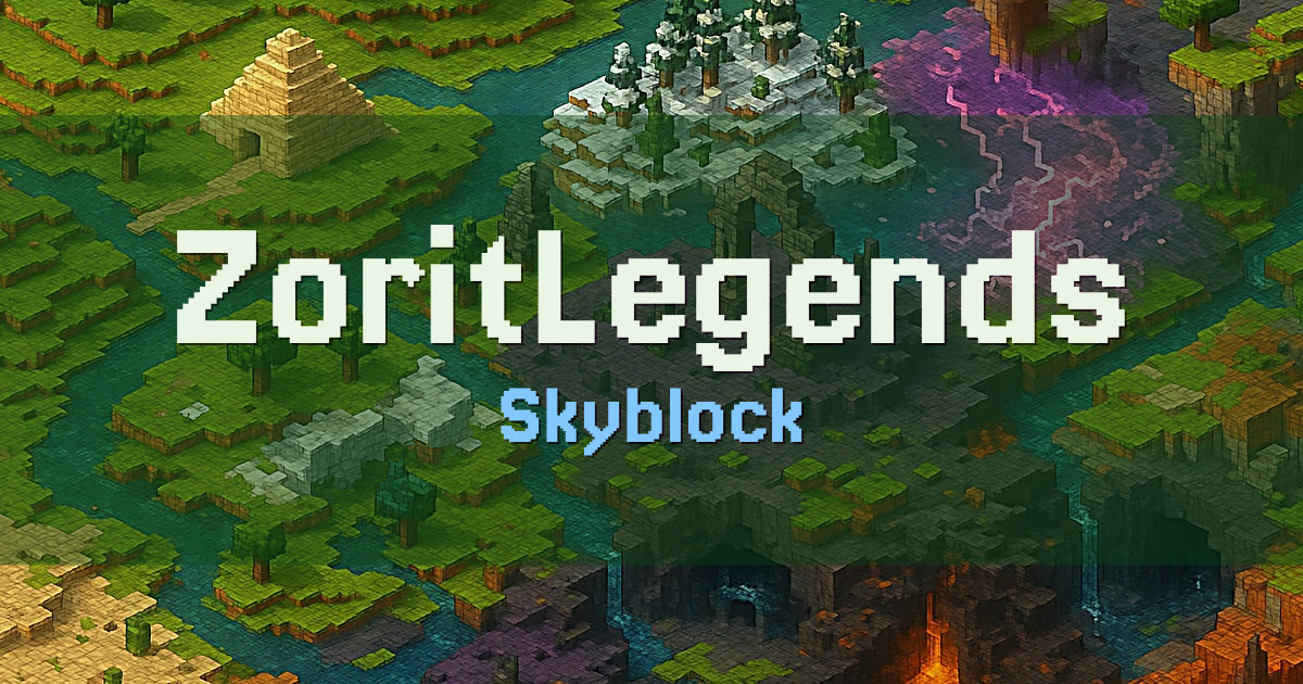 Banner for ZoritLegends Skyblock (mc.zoritlegends.com)