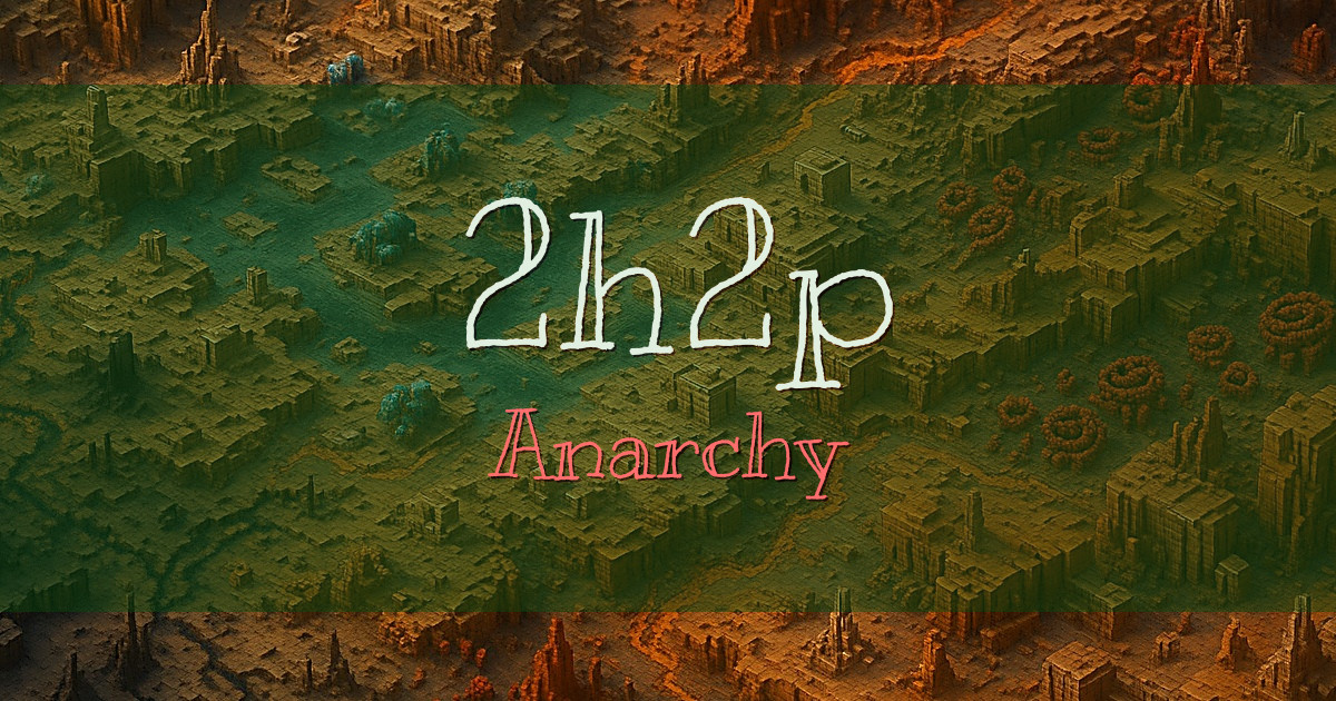 Banner for 2h2p Anarchy (2h2p.org)