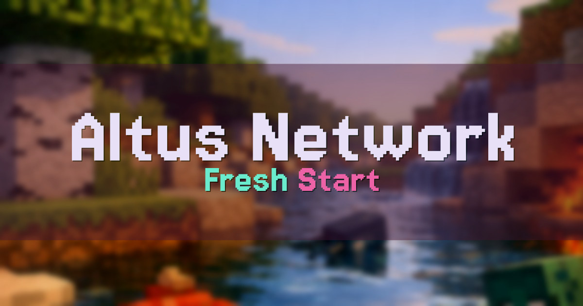 Altus Network Survival Minecraft server