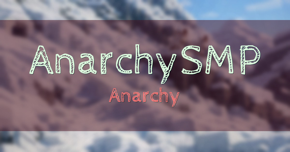 Banner for AnarchySMP Anarchy