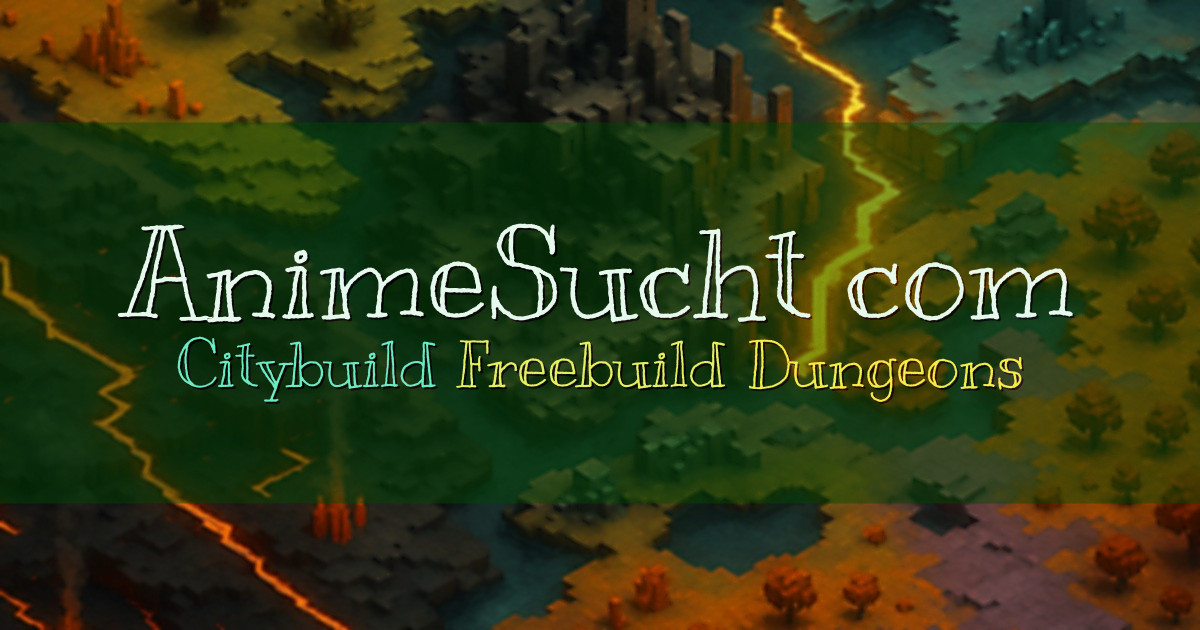 Banner for AnimeSucht.com Citybuild Freebuild Dungeon Update (animesucht.com)