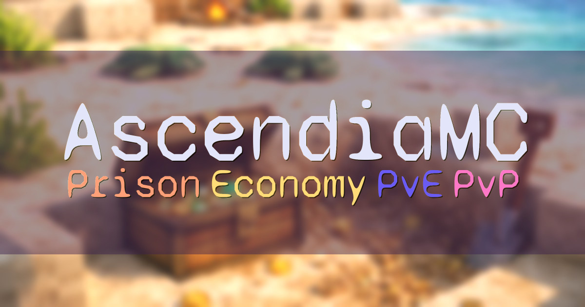 Banner for AscendiaMC Open World Galaxy Prison (vote.ascendiamc.com)