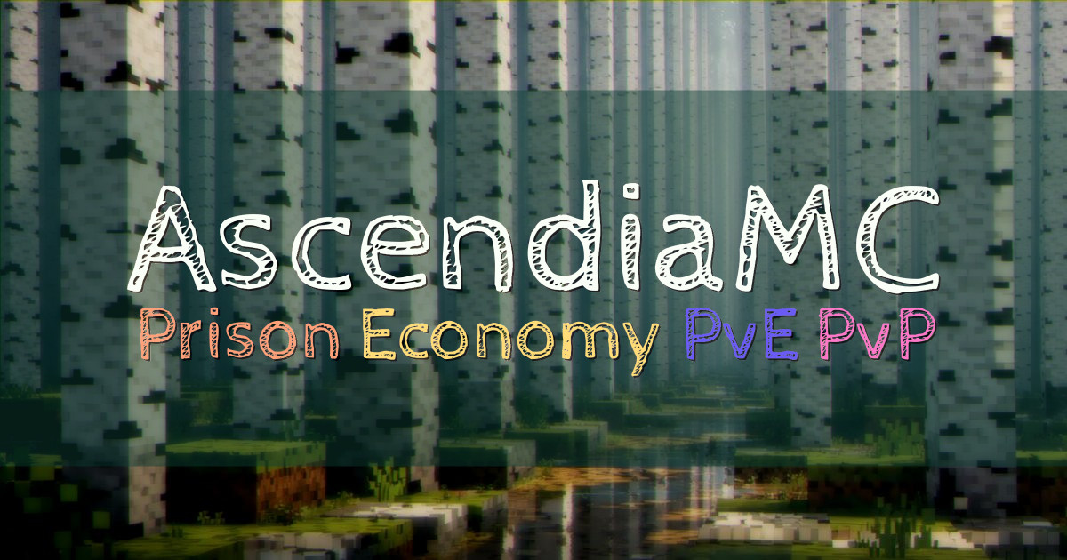Banner for AscendiaMC Open World Galaxy Prison (vote.ascendiamc.com)