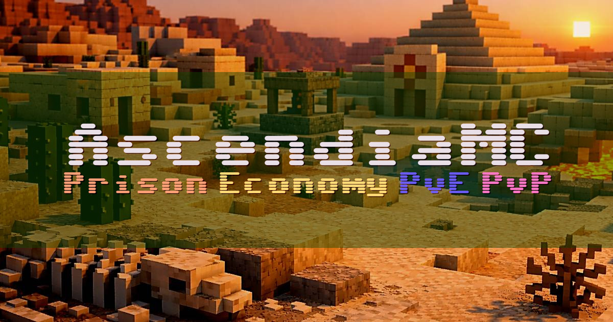 Banner for AscendiaMC Open World Prison (vote.ascendiamc.com)
