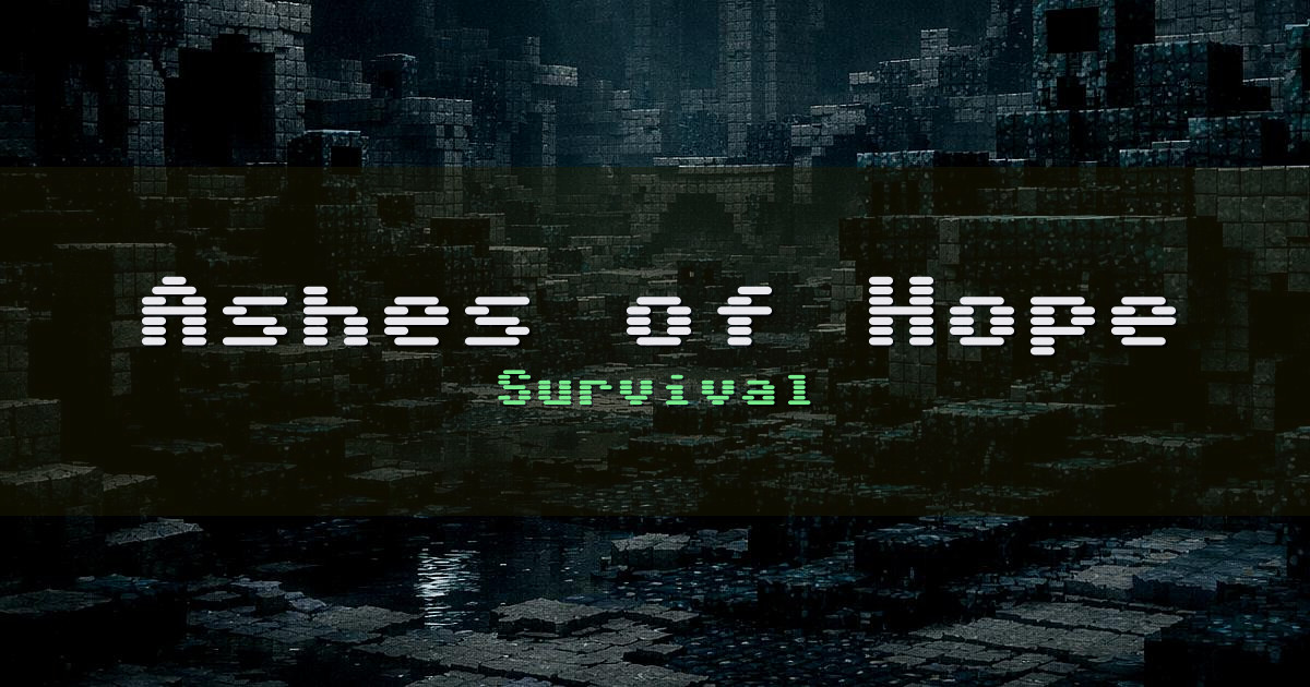 Ashes of Hope Survival Minecraft server