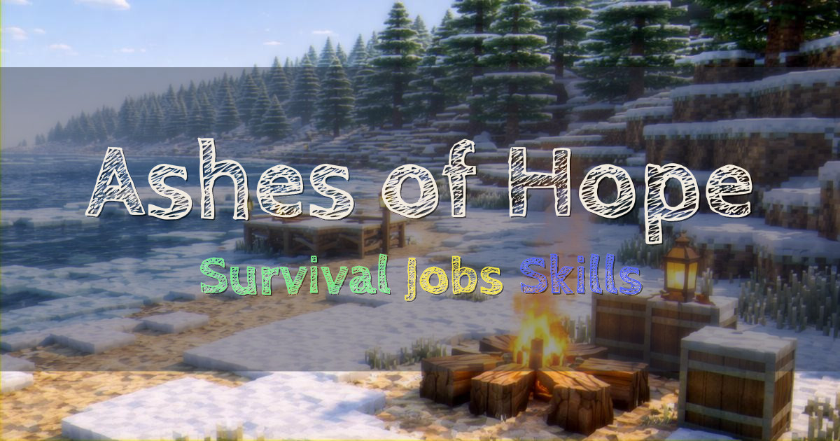 Banner for Ashes of Hope Survival with Jobs and Skills (play.ashesofhopenetwork.com)
