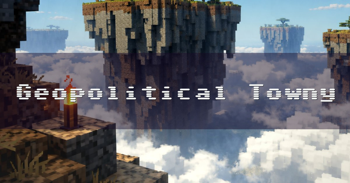 Banner for AtlasMC Towny Geopolitical Nations and Conflict (play.theatlasmc.net)