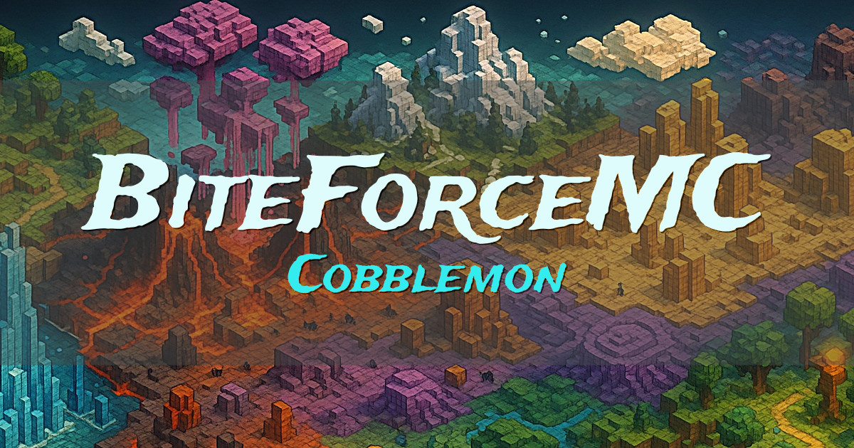 Banner for BiteForceMC Cobblemon (play.biteforcemc.com)