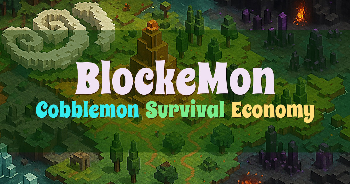 Banner for BlockeMon Cobblemon Survival Server (play.blockemon.gg)