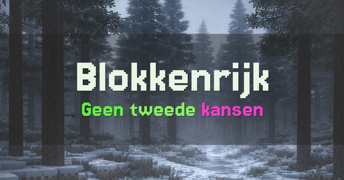 Blokkenrijk Hardcore Minecraft server