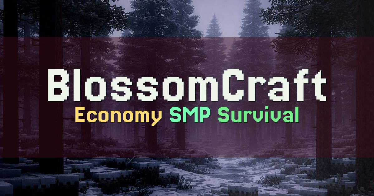 Banner for BlossomCraft Economy SMP