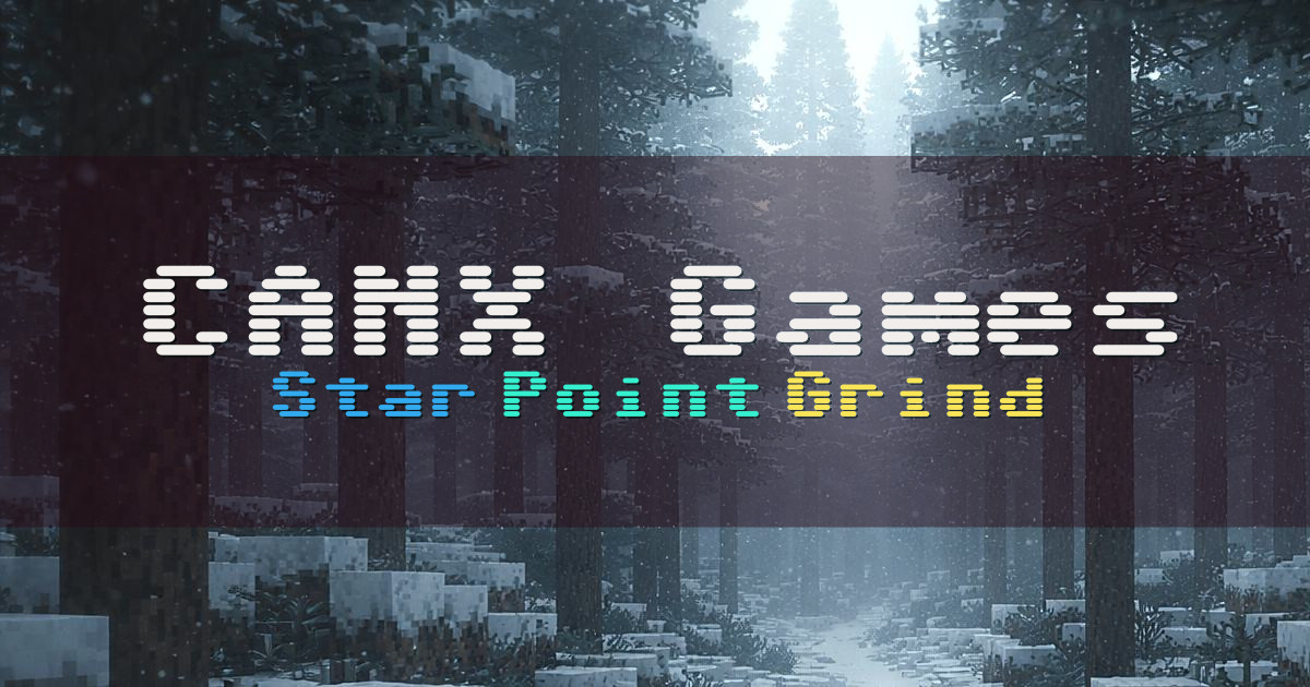 CANX Games Minigames Minecraft server