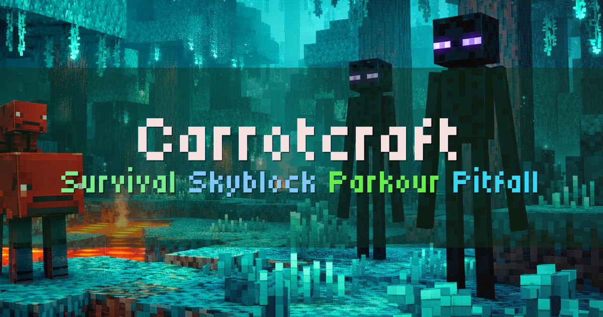 Banner for Carrotcraft Survival Skyblock Parkour Pitfall (java.carrot-craft.org)