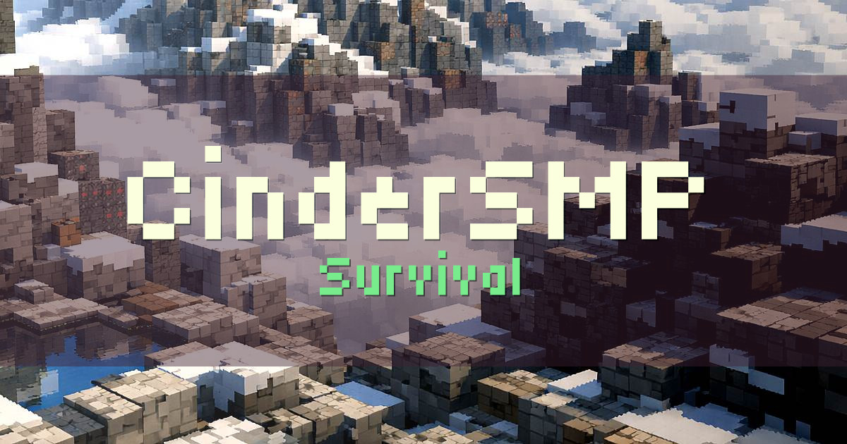 CinderSMP Survival Minecraft server