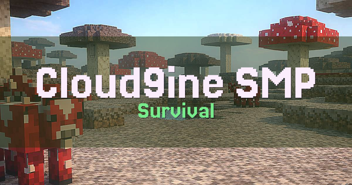 Cloud9ine SMP Survival Minecraft server