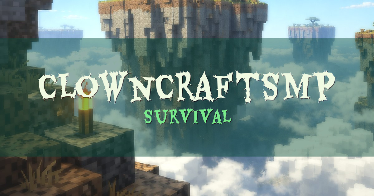 Banner for ClownCraftSMP Survival (clowncraftsmp.com)