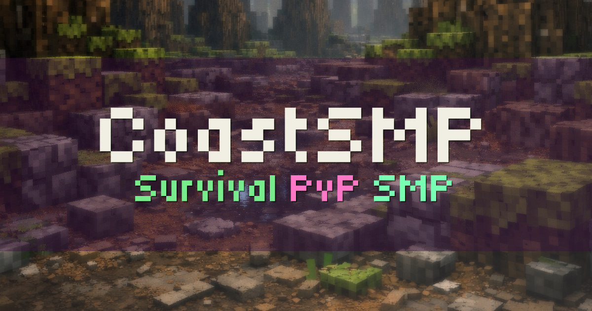 Banner for CoastSMP Survival Competition and Creativity