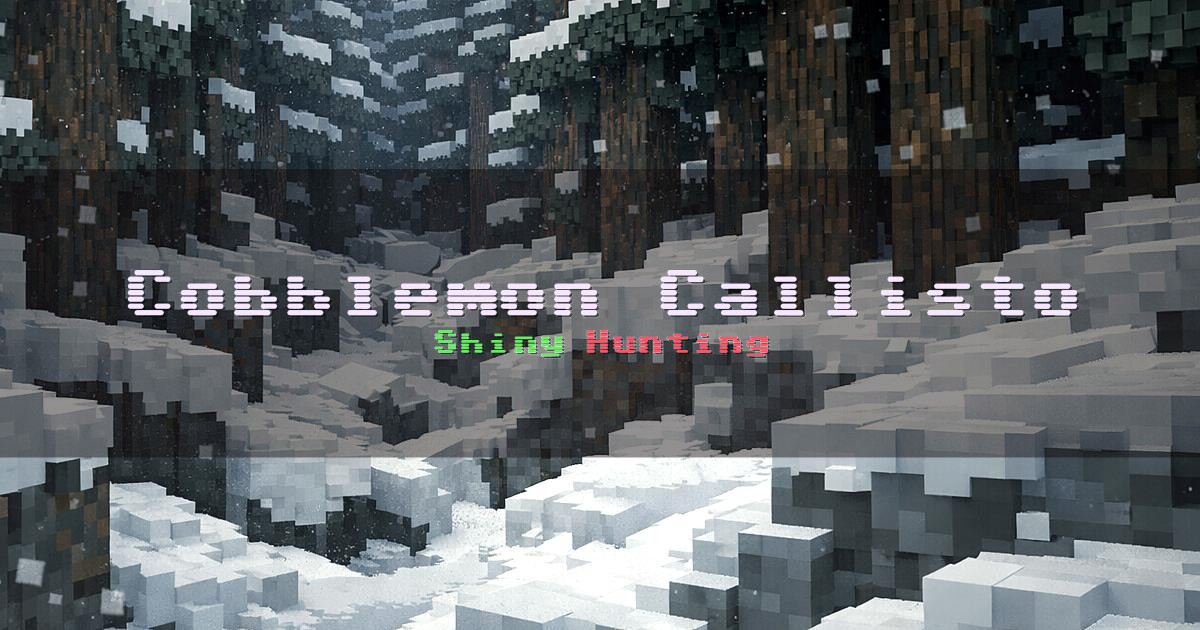 Cobblemon Callisto Survival Minecraft server