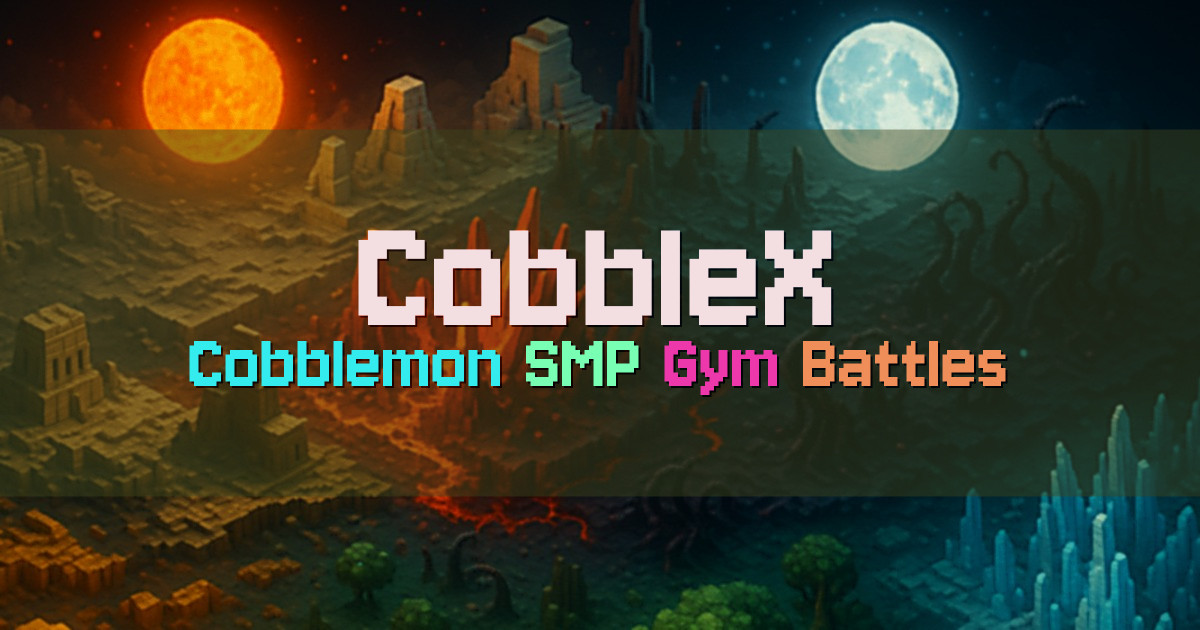 Banner for CobbleX Cobblemon SMP Server (mc.cobblex.org)