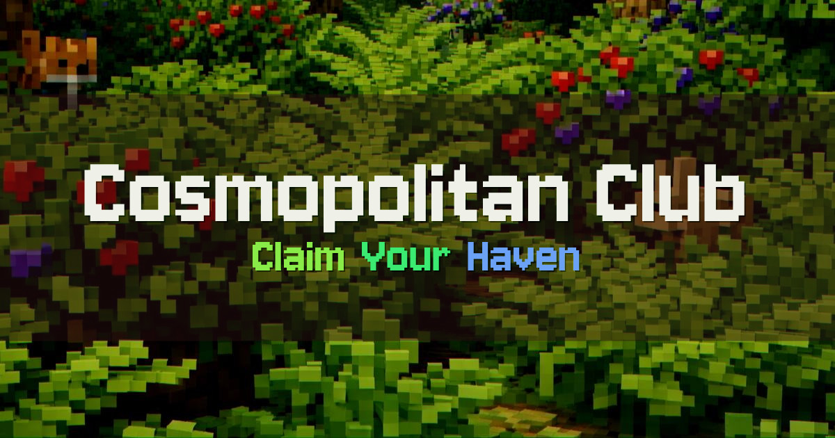Cosmopolitan Club Survival Minecraft server