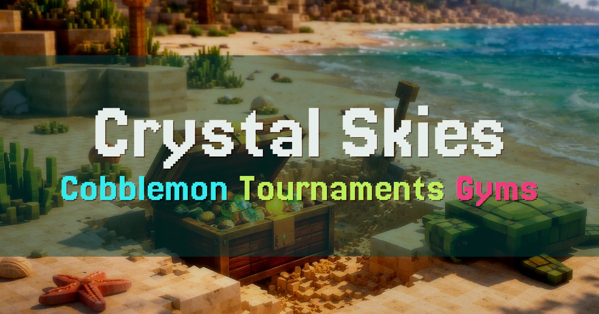 Banner for Crystal Skies Cobblemon Fabric Community Server (cobblemon.crystalskies.org)