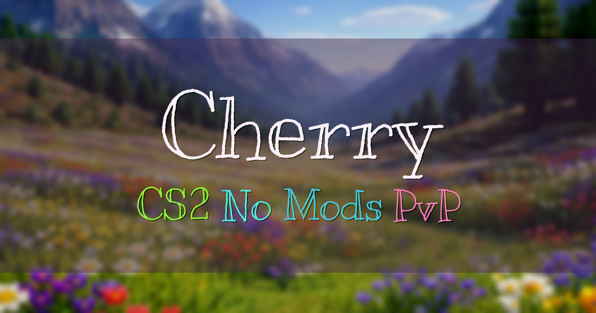 Banner for CS2 Gameplay in Minecraft No Mods (rms.cherry.pizza)