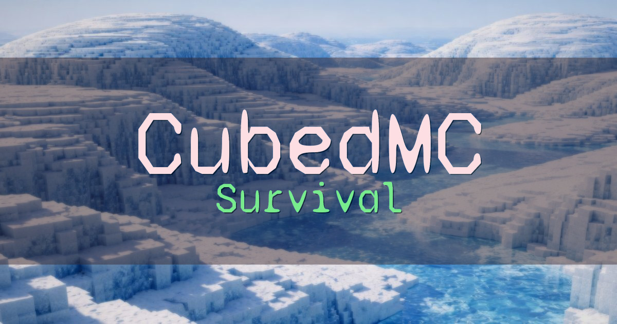Banner for CubedMC Survival