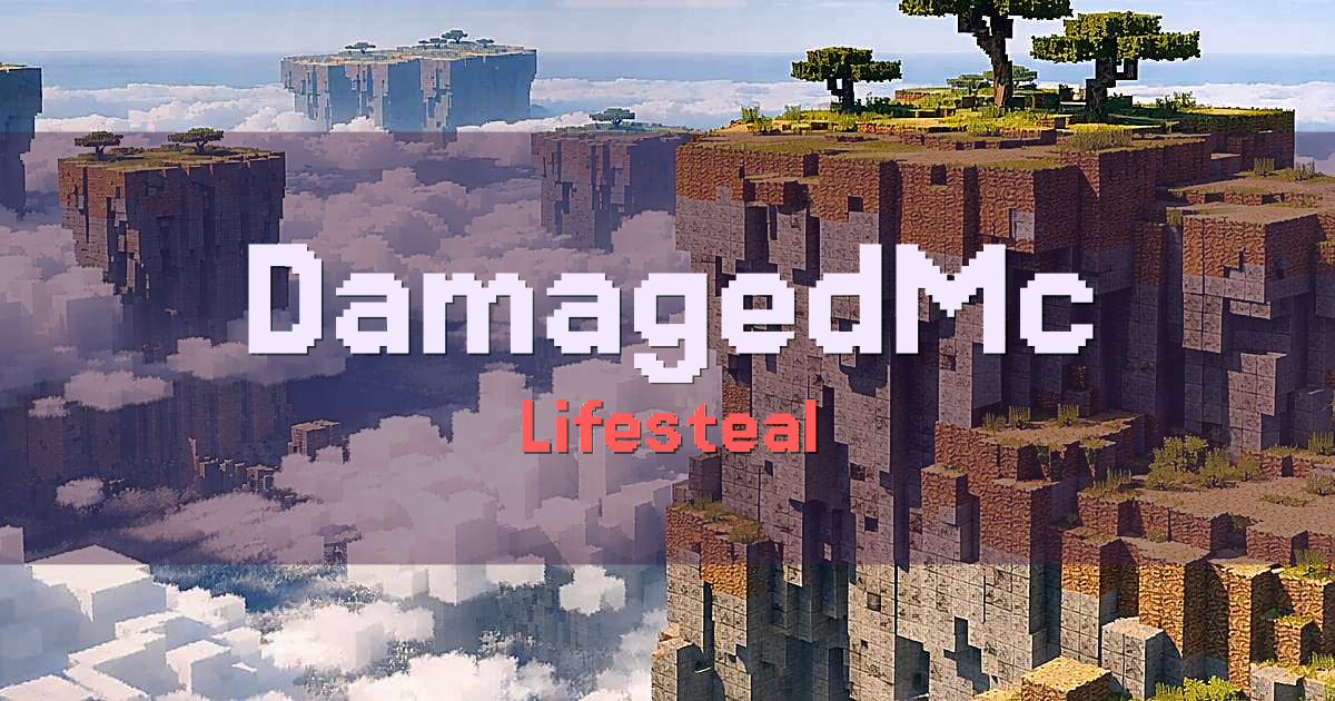 DamagedMc Lifesteal Minecraft server
