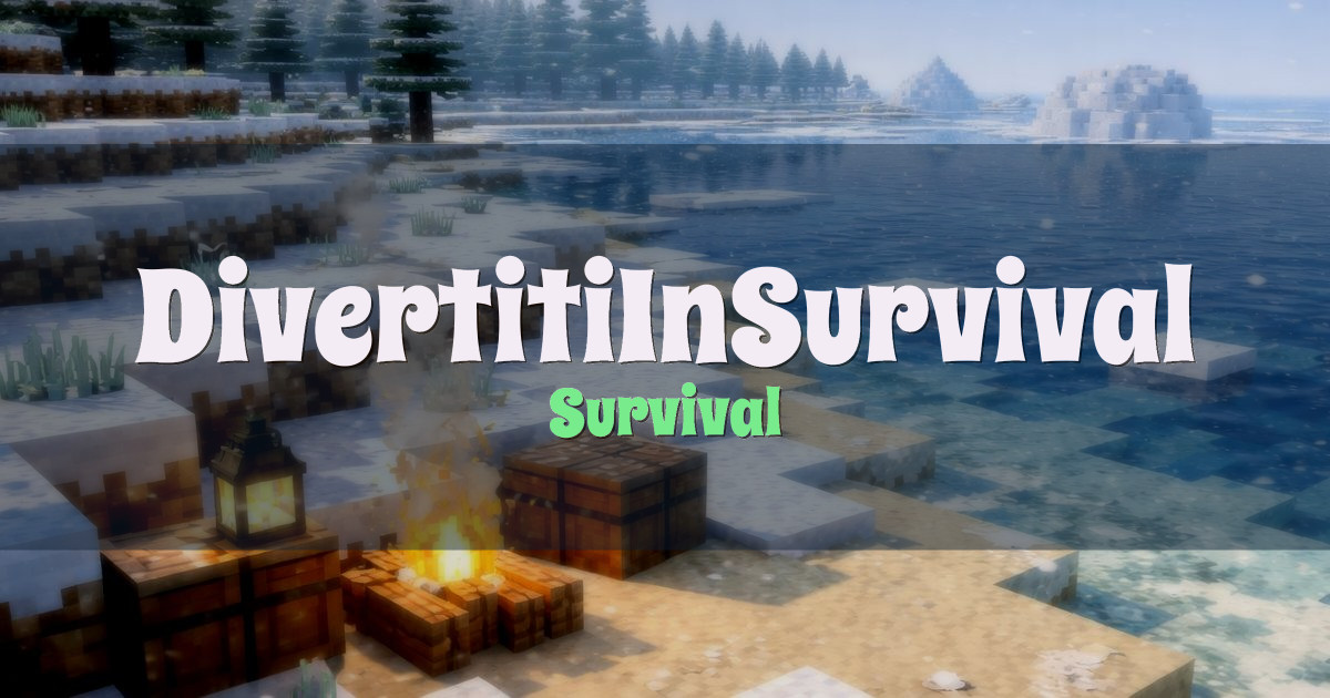 DivertitiInSurvival Survival Minecraft server
