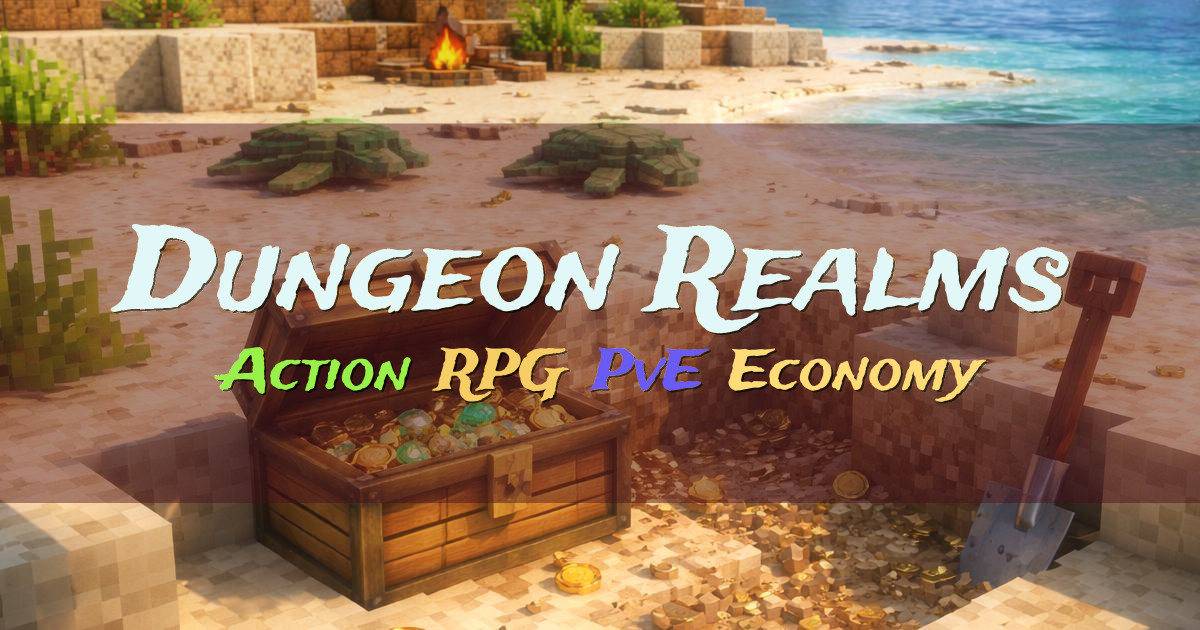 Banner for Dungeon Realms Action RPG MMO Experience