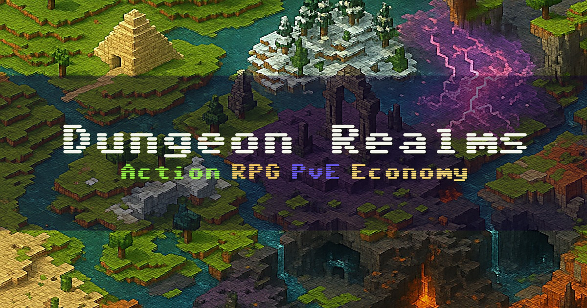Banner for Dungeon Realms Action RPG MMO PvE (play.dungeonrealms.net)