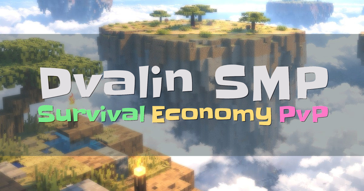 Banner for Dvalin SMP War Economy Survival (play.dvalinsmp.com)