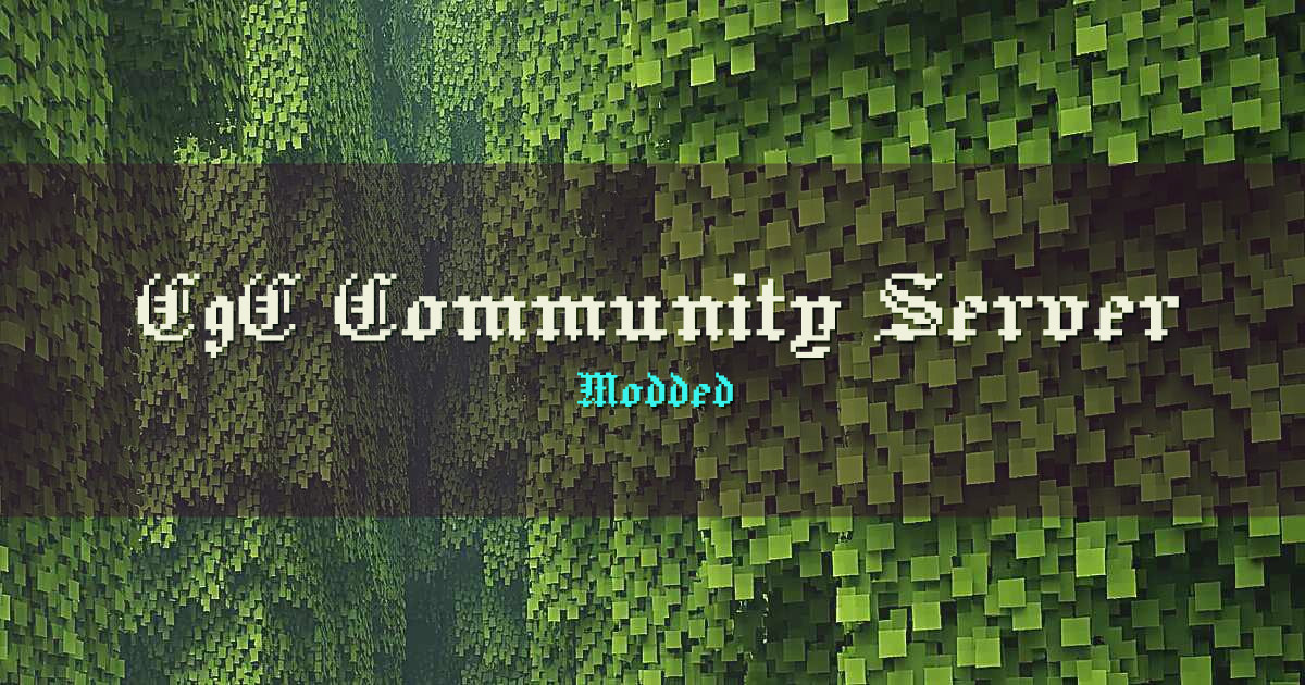 E9E Community Server Modded Minecraft server