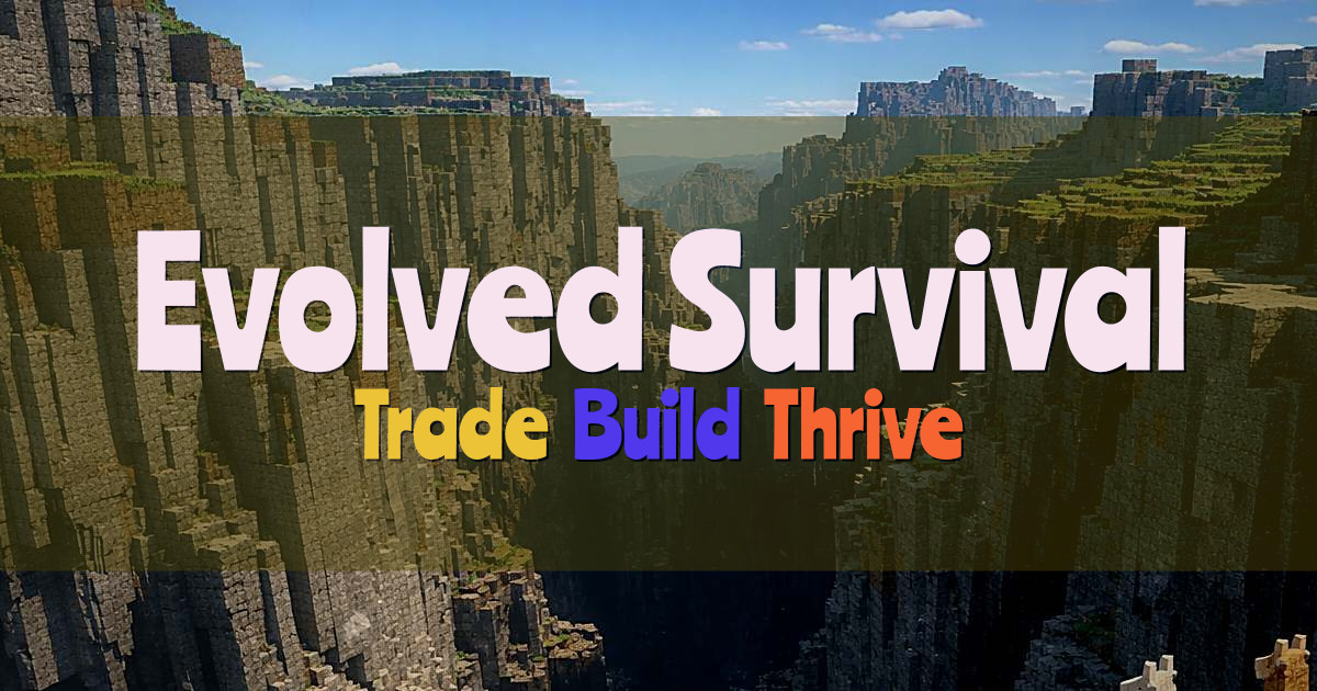 Evolved Survival Economy Minecraft server