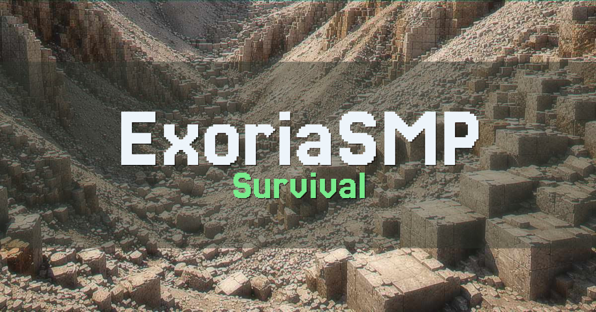 ExoriaSMP Survival Minecraft server